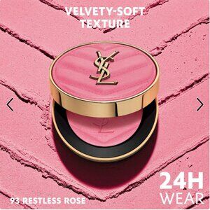 YSL make me blush powder- Color: 93 Restless Rose - peachy pink satin *BNIB*